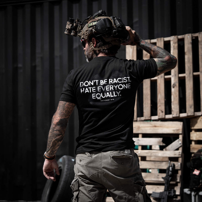 Load image into Gallery viewer, Don&#39;t Be Racist. Hate Everyone Equally Men&#39;s T-Shirt
