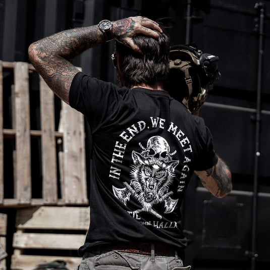 In the End, we meet Again | Unit Valhalla Men's T-Shirt
