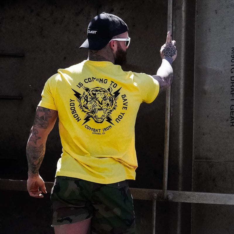 Load image into Gallery viewer, Nobody Is Coming To Save You Men's T-Shirt
