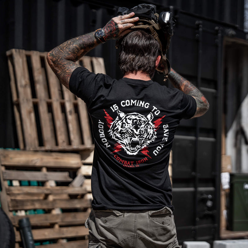 Load image into Gallery viewer, Nobody Is Coming To Save You Men&#39;s T-Shirt
