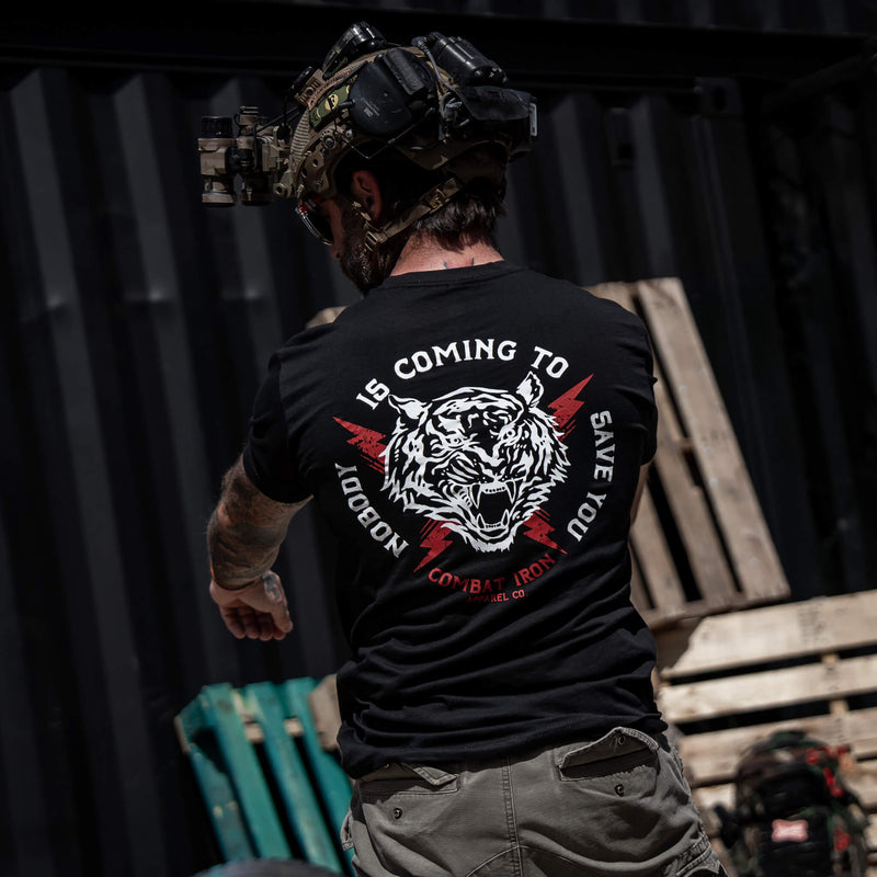 Load image into Gallery viewer, Nobody Is Coming To Save You Men's T-Shirt
