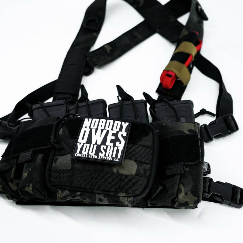 Load image into Gallery viewer, Nobody Owes You Shit PVC Velcro Patch
