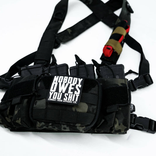 Nobody Owes You Shit PVC Velcro Patch