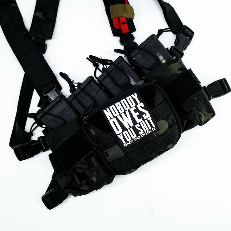 Load image into Gallery viewer, Nobody Owes You Shit PVC Velcro Patch
