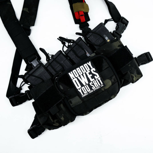 Nobody Owes You Shit PVC Velcro Patch