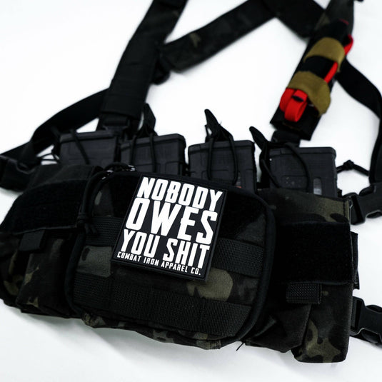 Nobody Owes You Shit PVC Velcro Patch