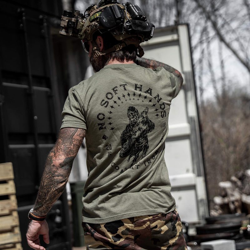 Load image into Gallery viewer, No Soft Hands Reaper Men&#39;s T-Shirt
