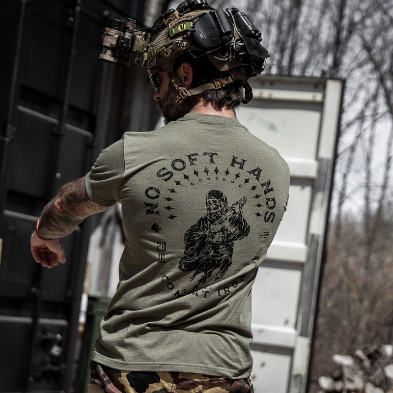 Load image into Gallery viewer, No Soft Hands Reaper Men&#39;s T-Shirt
