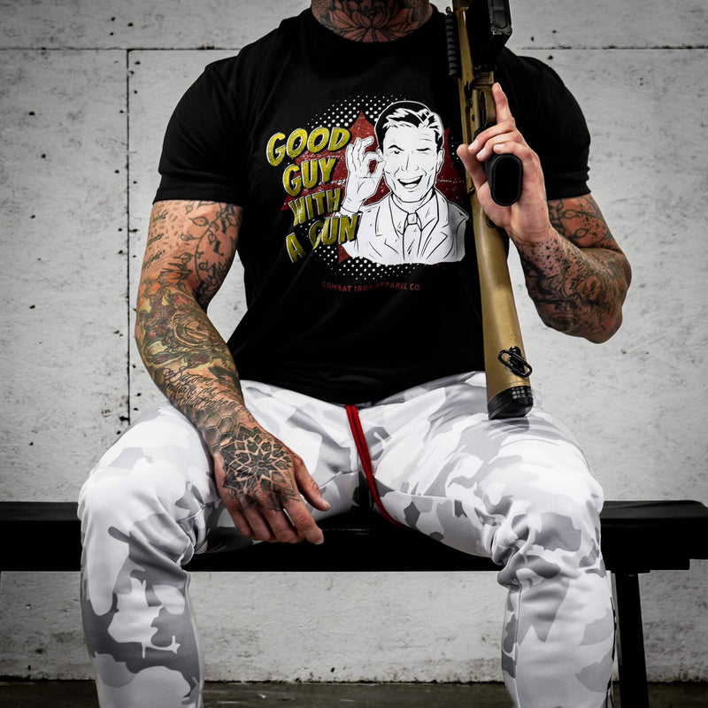 Load image into Gallery viewer, Good Guy With A Gun Comic Men&#39;s T-Shirt
