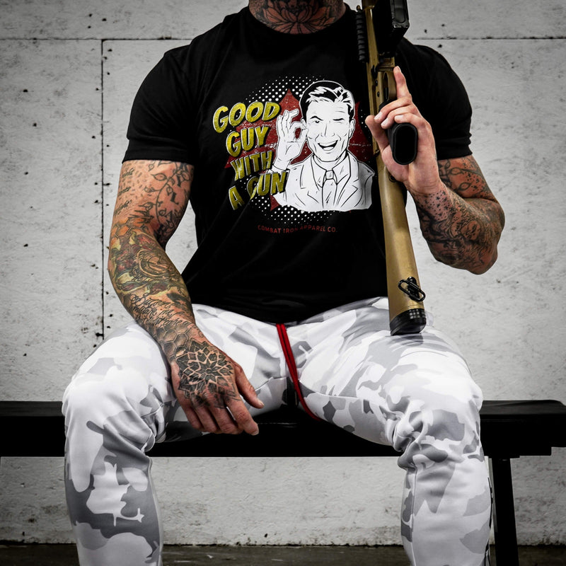 Load image into Gallery viewer, Good Guy With A Gun Comic Men&#39;s T-Shirt
