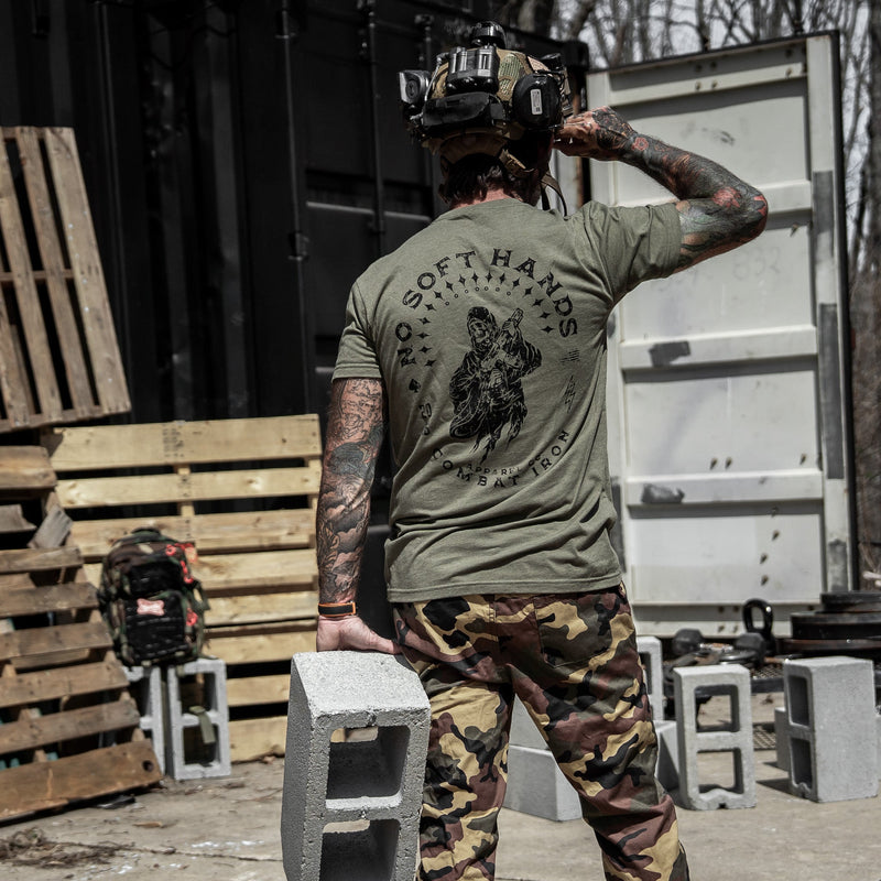 Load image into Gallery viewer, No Soft Hands Reaper Men&#39;s T-Shirt
