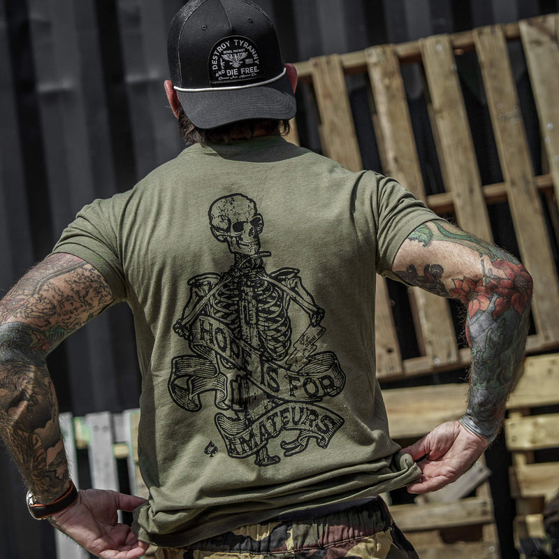 Load image into Gallery viewer, Hope Is For Amateurs Men&#39;s T-Shirt
