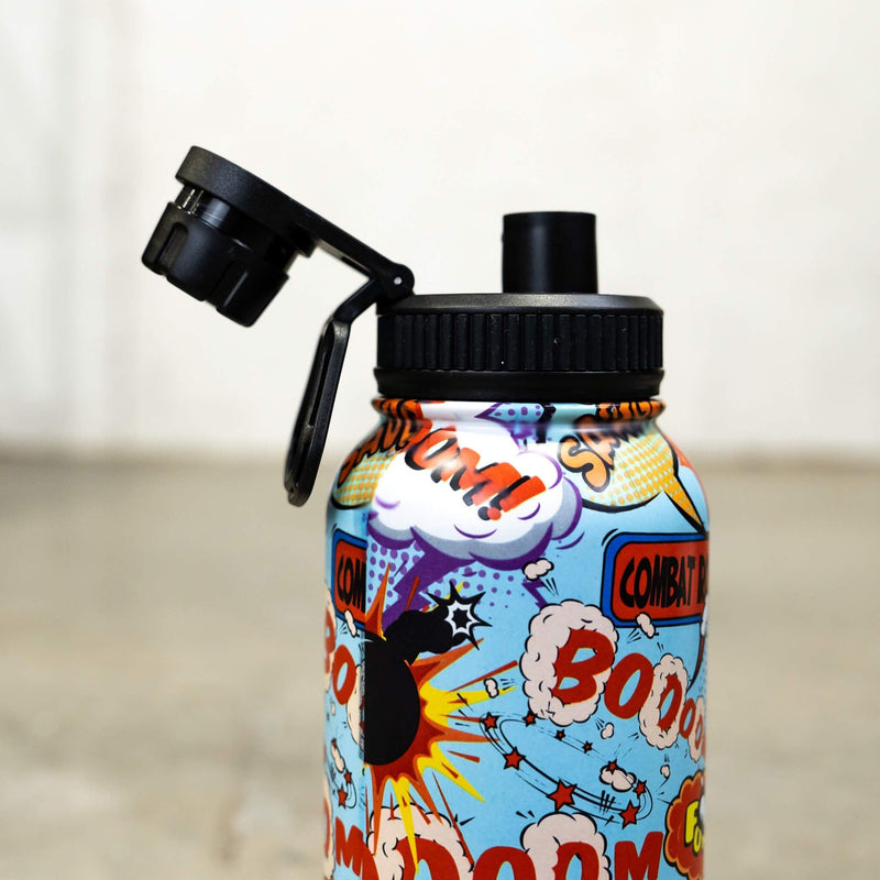 Load image into Gallery viewer, 32oz Metal Hydration Bottle V2 | 24hr Insulated + Drink Port
