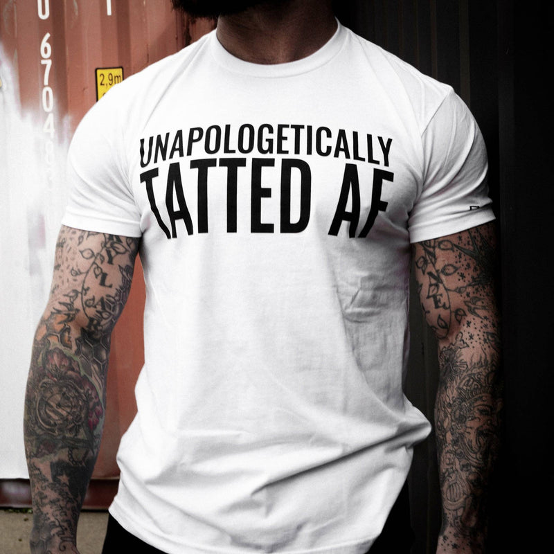 Load image into Gallery viewer, Unapologetically Tatted AF Men&#39;s T-shirt

