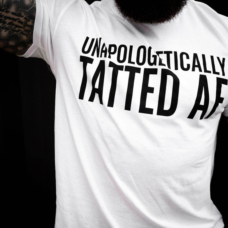 Load image into Gallery viewer, Unapologetically Tatted AF Men&#39;s T-shirt
