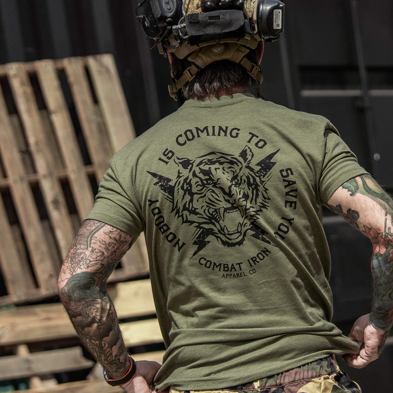 Load image into Gallery viewer, Nobody Is Coming To Save You Men&#39;s T-Shirt
