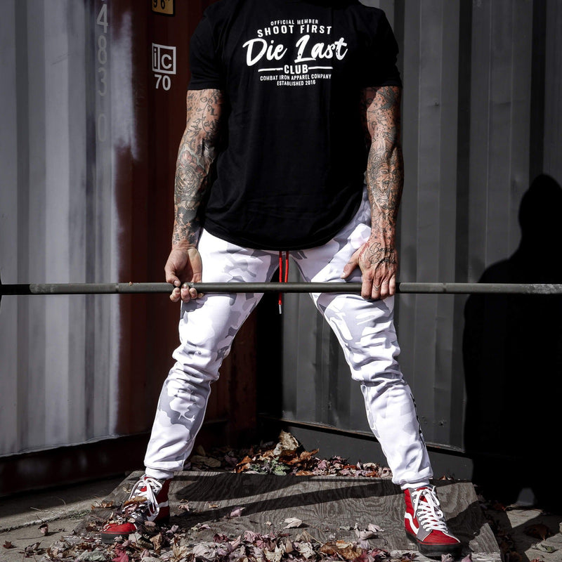 Load image into Gallery viewer, Shoot First. Die Last. Tactical Athlete Club Men&#39;s T-Shirt
