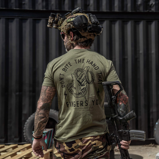 Don't Bite The Hand That Fingers You Men's T-Shirt