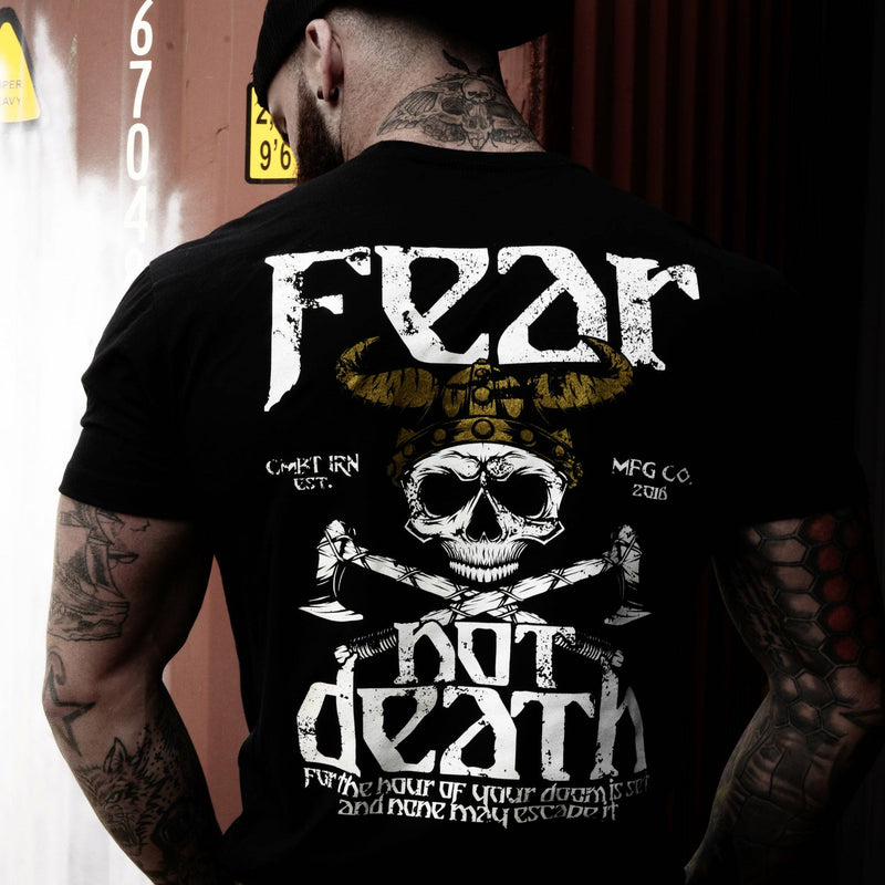 Load image into Gallery viewer, FEAR NOT DEATH, VIKING WARRIOR MEN&#39;S T-SHIRT
