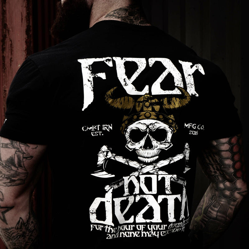 Load image into Gallery viewer, FEAR NOT DEATH, VIKING WARRIOR MEN&#39;S T-SHIRT
