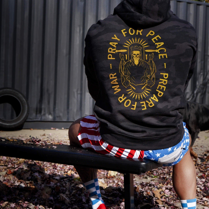 Load image into Gallery viewer, Pray For Peace. Prepare For War. Hoodie
