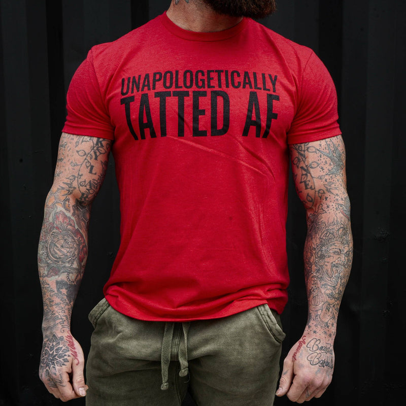 Load image into Gallery viewer, Unapologetically Tatted AF Men&#39;s T-shirt
