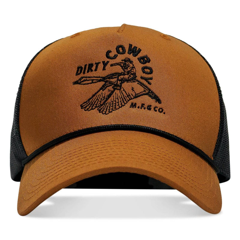 Load image into Gallery viewer, Dirty Cowboy Mfg Swan Rope SnapBack Hat
