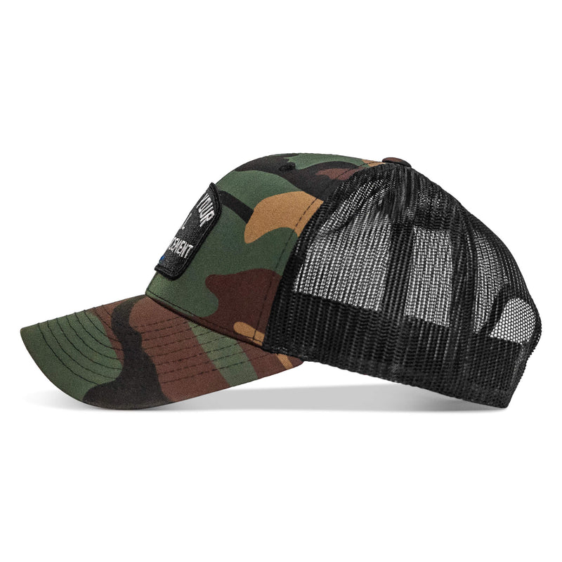 Load image into Gallery viewer, Support Your Local Law Enforcement Mid-Profile Snapback Hat
