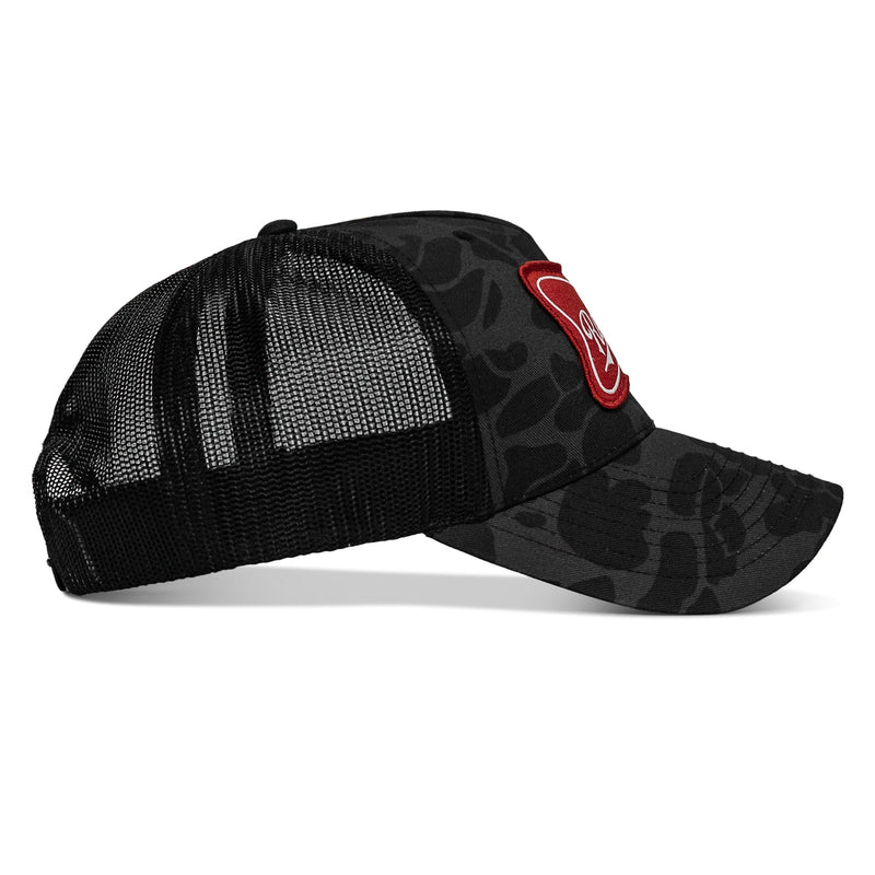 Load image into Gallery viewer, Rowdy Beer Logo Patch Snapback Hat
