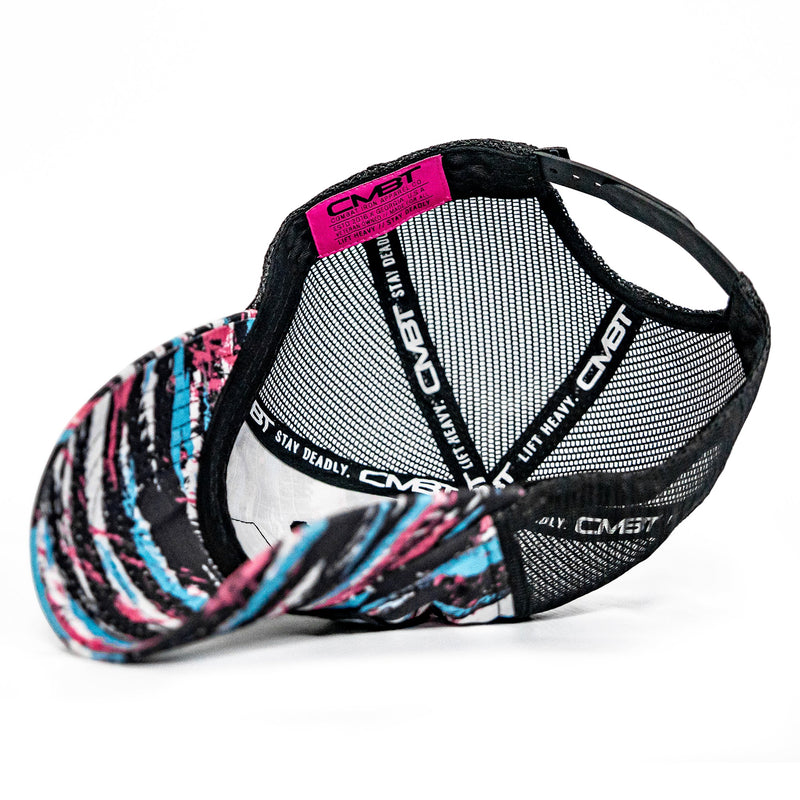 Load image into Gallery viewer, Big Tit Energy Patch Ripstop Mesh Snapback Hat
