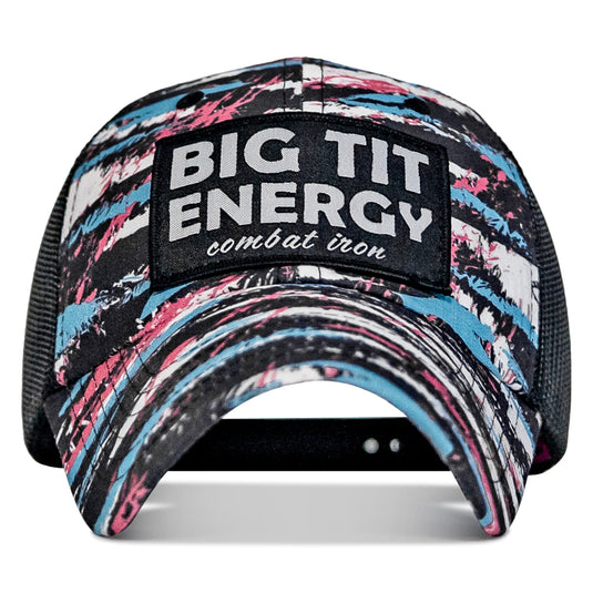 Big Tit Energy Patch Ripstop Mesh Snapback Hat