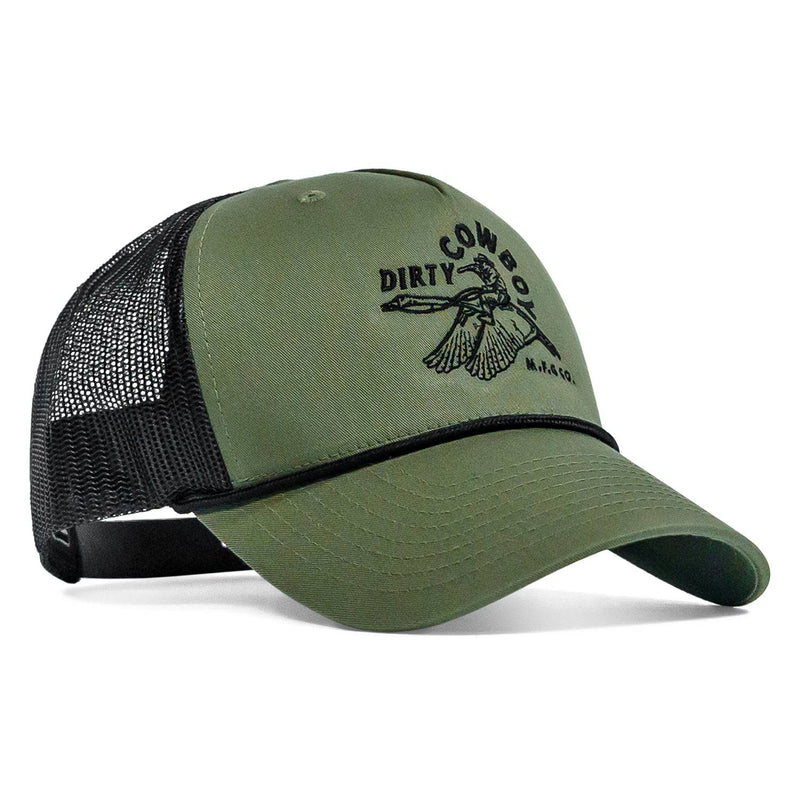 Load image into Gallery viewer, Dirty Cowboy Mfg Swan Rope SnapBack Hat
