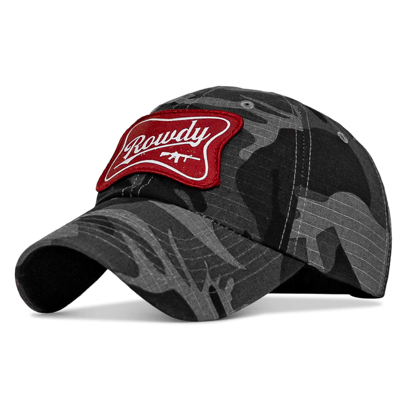 Load image into Gallery viewer, Rowdy Beer Logo Patch Ripstop Hat
