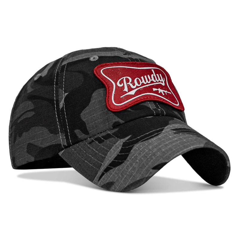 Load image into Gallery viewer, Rowdy Beer Logo Patch Ripstop Hat
