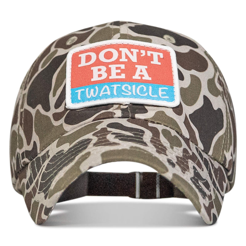 Load image into Gallery viewer, Don't Be A Twatsicle Patch Ripstop Mesh Snapback Hat
