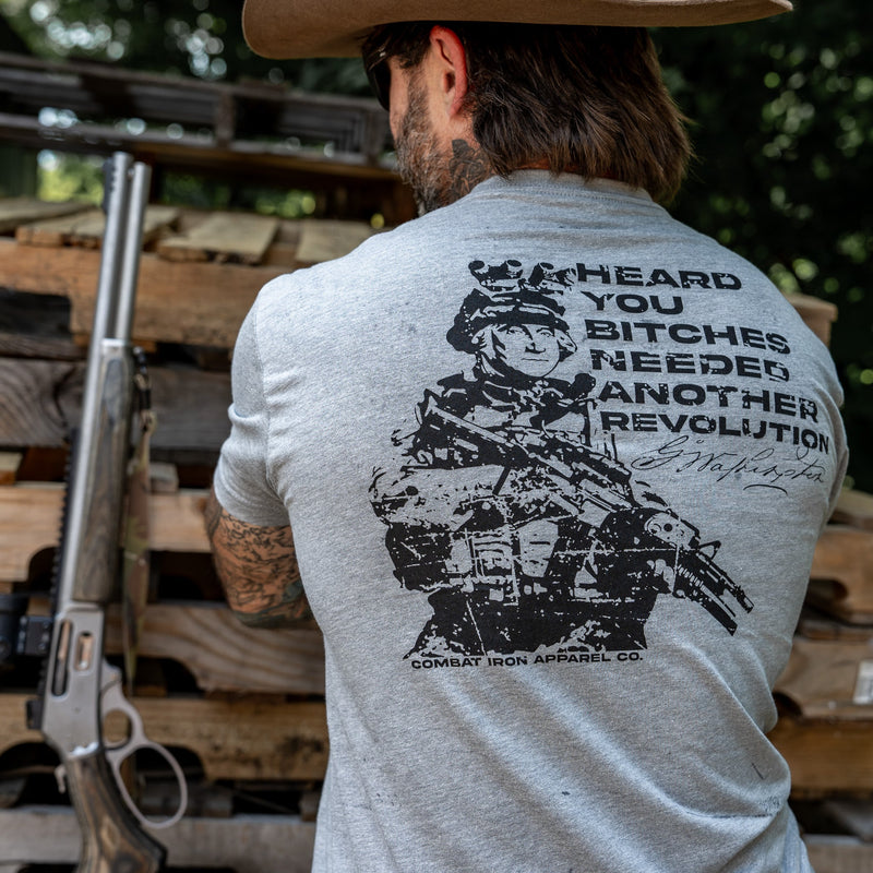 Load image into Gallery viewer, George Washington: Heard You B*tches Needed Another Revolution Men&#39;s T-Shirt
