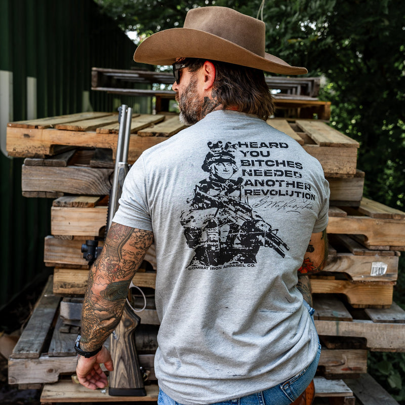 Load image into Gallery viewer, George Washington: Heard You B*tches Needed Another Revolution Men&#39;s T-Shirt
