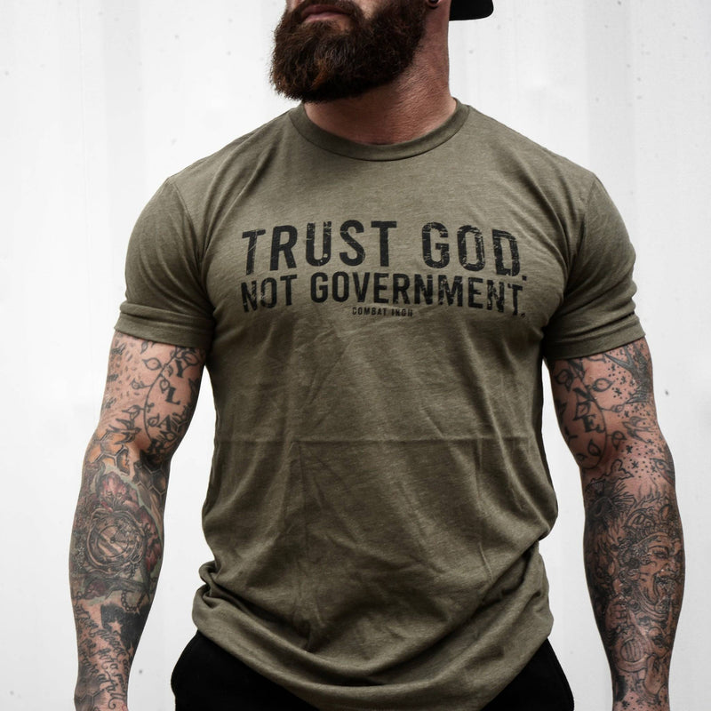 Load image into Gallery viewer, Trust God. Not Government. Men&#39;s T-Shirt
