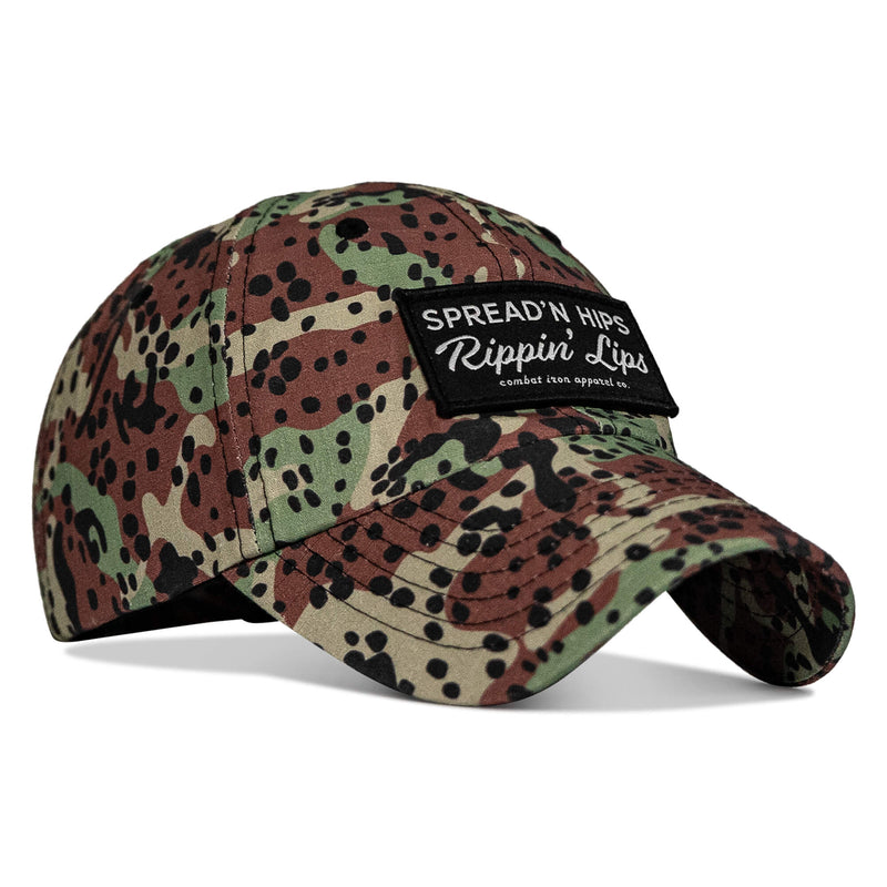 Load image into Gallery viewer, Spreadin' Hips and Rippin' Lips Patch Ripstop Snapback
