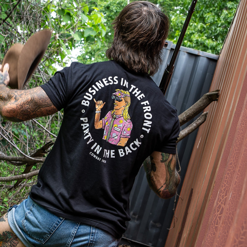 Load image into Gallery viewer, Business In The Front. Party In The Back. Party Men&#39;s T-Shirt
