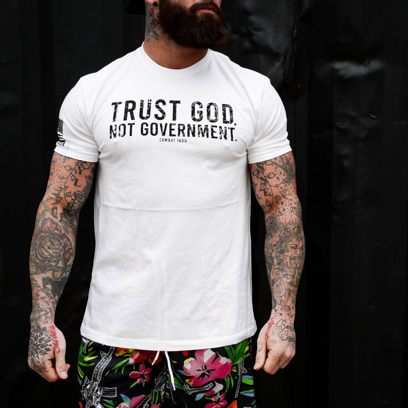 Load image into Gallery viewer, Trust God. Not Government. Men&#39;s T-Shirt
