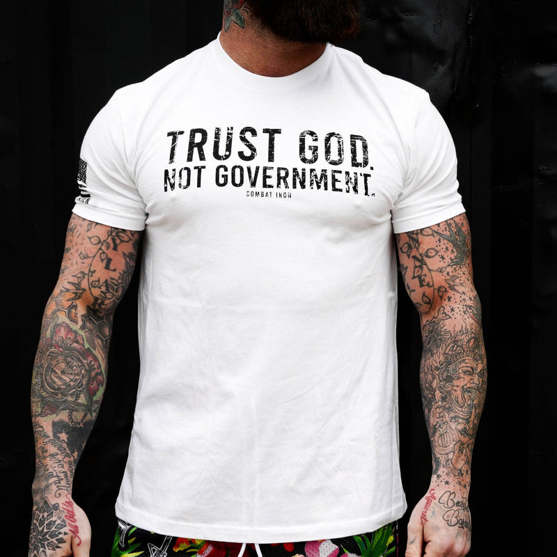 Load image into Gallery viewer, Trust God. Not Government. Men&#39;s T-Shirt
