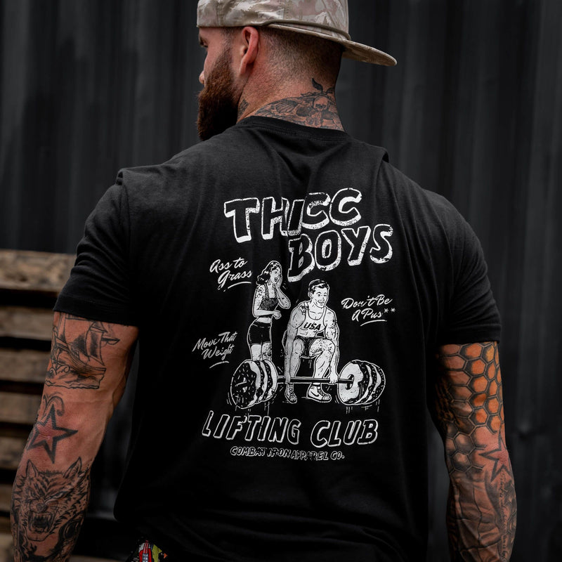 Load image into Gallery viewer, Thicc Boys Workout Club Men&#39;s T-Shirt
