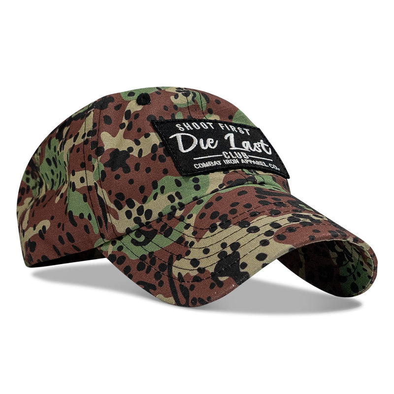 Load image into Gallery viewer, Shoot First. Die Last. Club Patch Low Profile Ripstop Flex Hat
