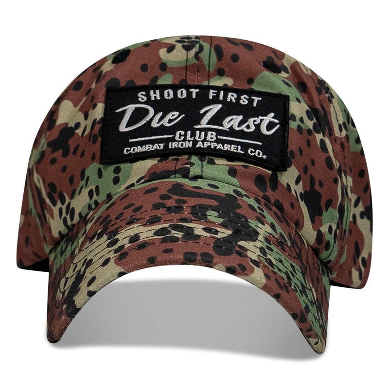 Load image into Gallery viewer, Shoot First. Die Last. Club Patch Low Profile Ripstop Flex Hat
