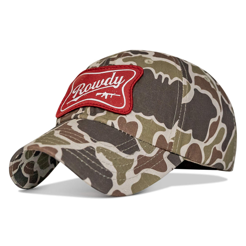 Load image into Gallery viewer, Rowdy Beer Logo Patch Ripstop Hat
