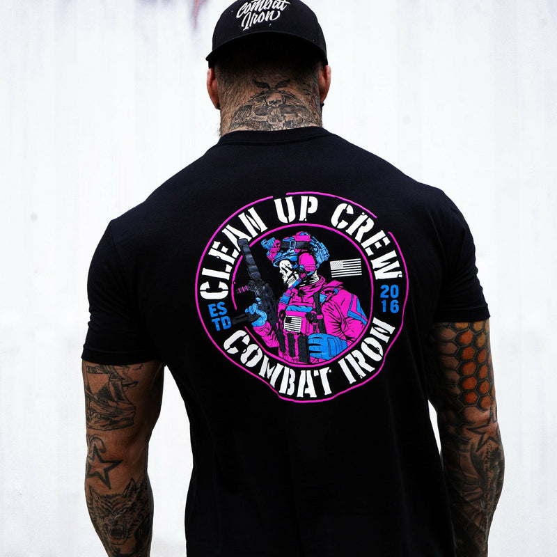 Load image into Gallery viewer, Clean up Crew Operator Skull Men's T-Shirt
