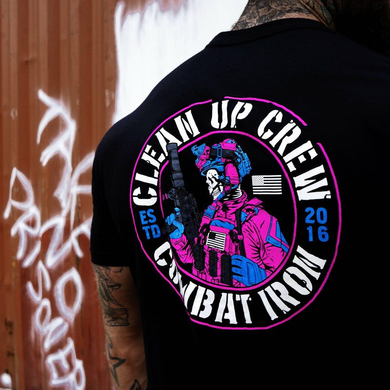 Load image into Gallery viewer, Clean up Crew Operator Skull Men's T-Shirt
