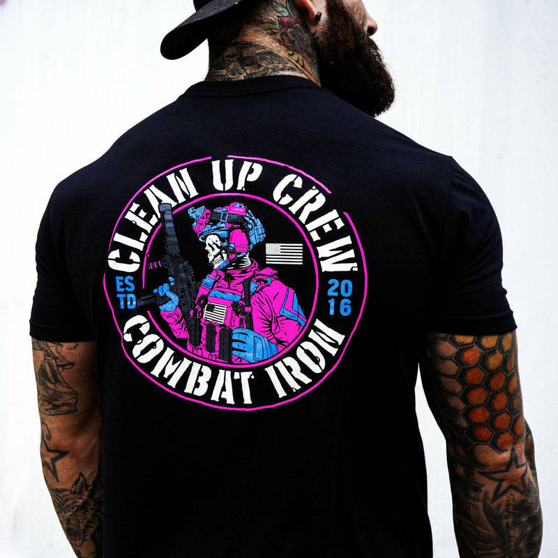 Load image into Gallery viewer, Clean up Crew Operator Skull Men's T-Shirt
