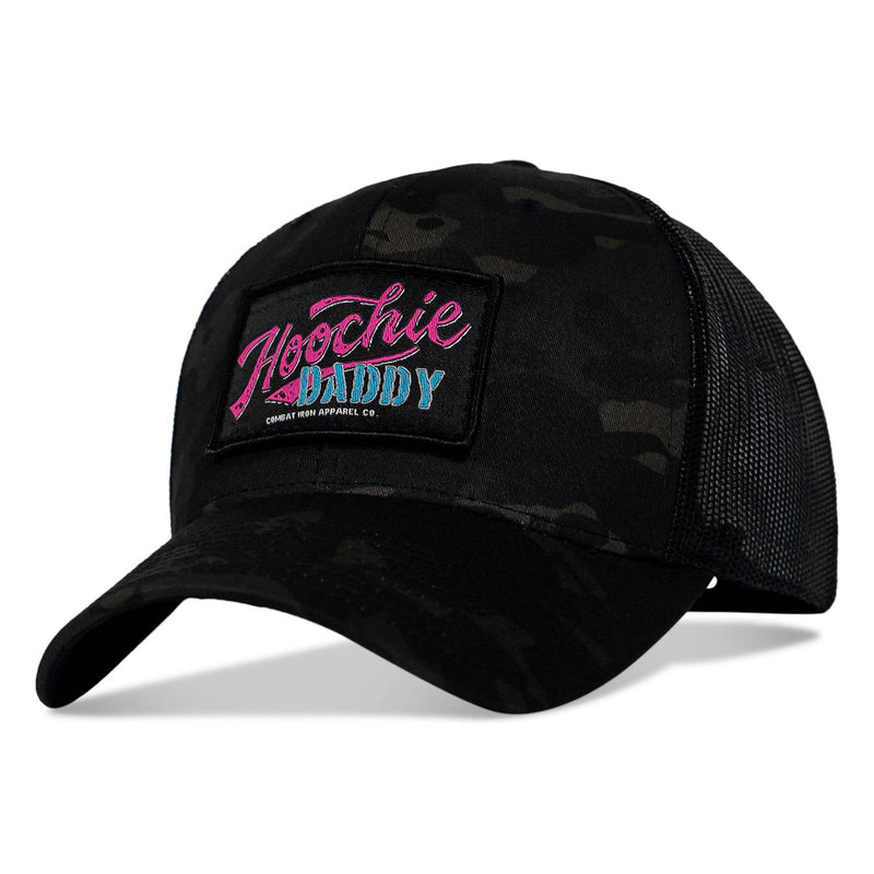 Load image into Gallery viewer, Hoochie Daddy Retro Script Patch Snapback Hat

